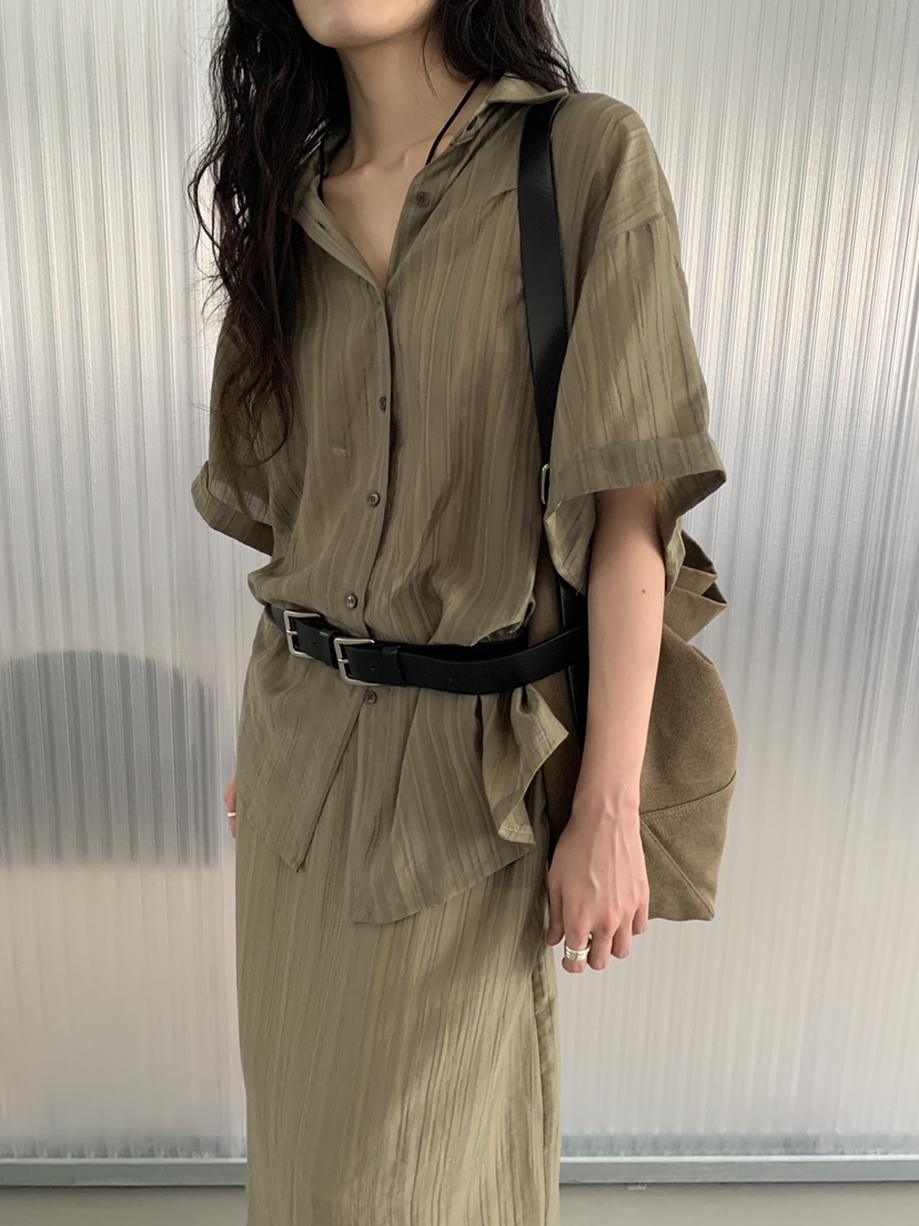 MURMUR韓國代購女裝新品推薦人氣26春夏休閑時尚襯衫蕾絲衫MURMUR襯衫/蕾絲衫