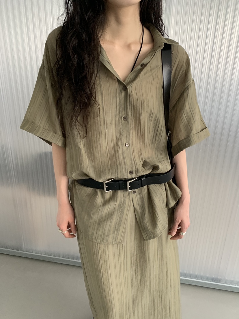 MURMUR韓國代購女裝新品推薦人氣26春夏休閑時尚襯衫蕾絲衫MURMUR襯衫/蕾絲衫