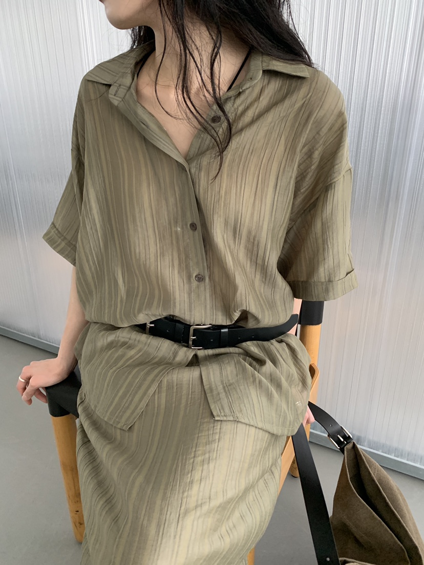 MURMUR韓國代購女裝新品推薦人氣26春夏休閑時尚襯衫蕾絲衫MURMUR襯衫/蕾絲衫