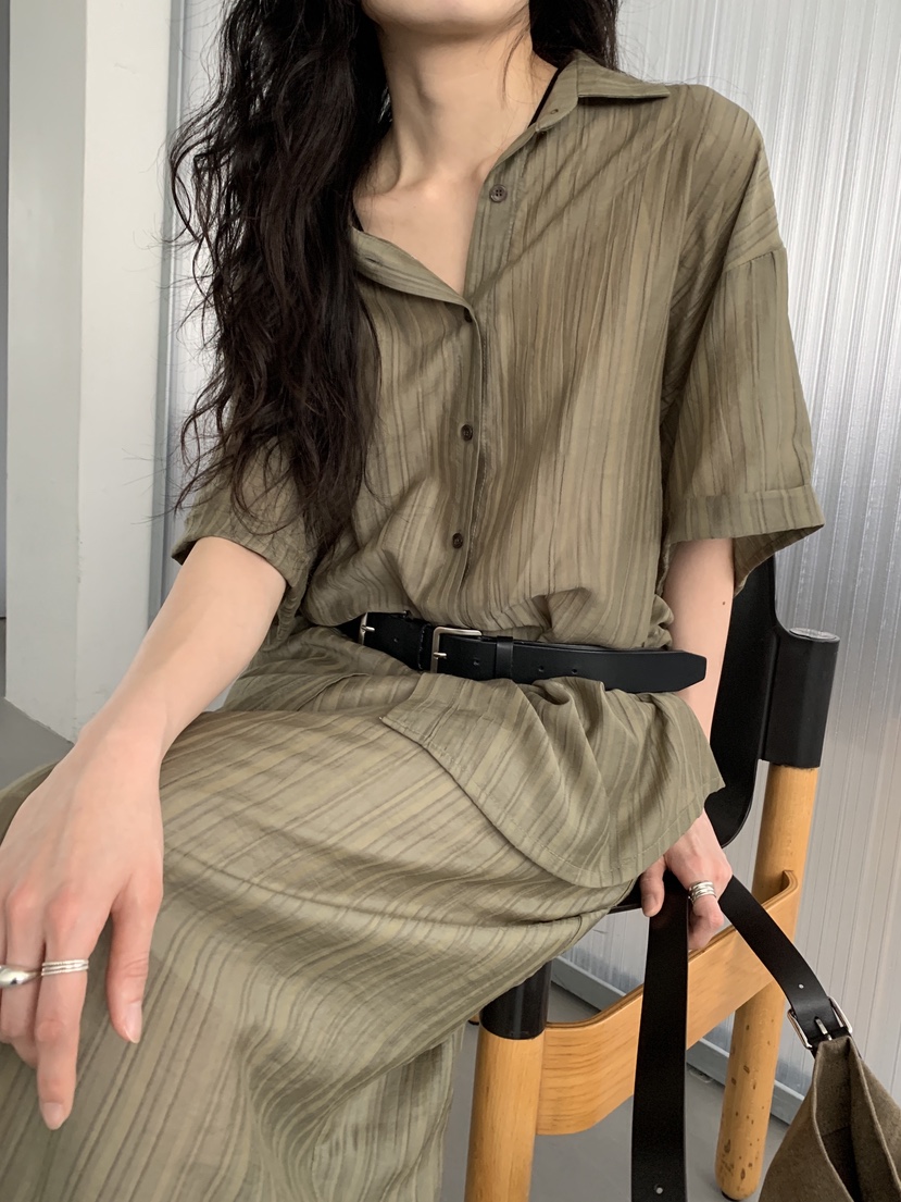 MURMUR韓國代購女裝新品推薦人氣26春夏休閑時尚襯衫蕾絲衫MURMUR襯衫/蕾絲衫