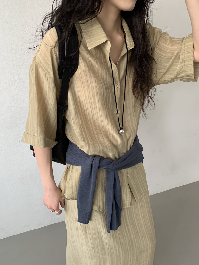 MURMUR韓國代購女裝新品推薦人氣26春夏休閑時尚襯衫蕾絲衫MURMUR襯衫/蕾絲衫