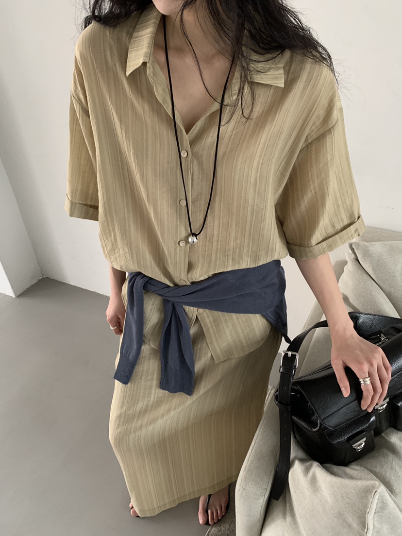 MURMUR韓國代購女裝新品推薦人氣26春夏休閑時尚襯衫蕾絲衫MURMUR襯衫/蕾絲衫