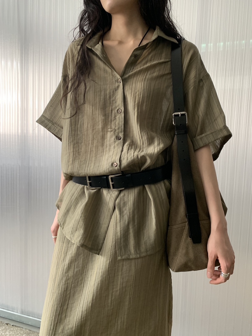 MURMUR韓國代購女裝新品推薦人氣26春夏休閑時尚襯衫蕾絲衫MURMUR襯衫/蕾絲衫