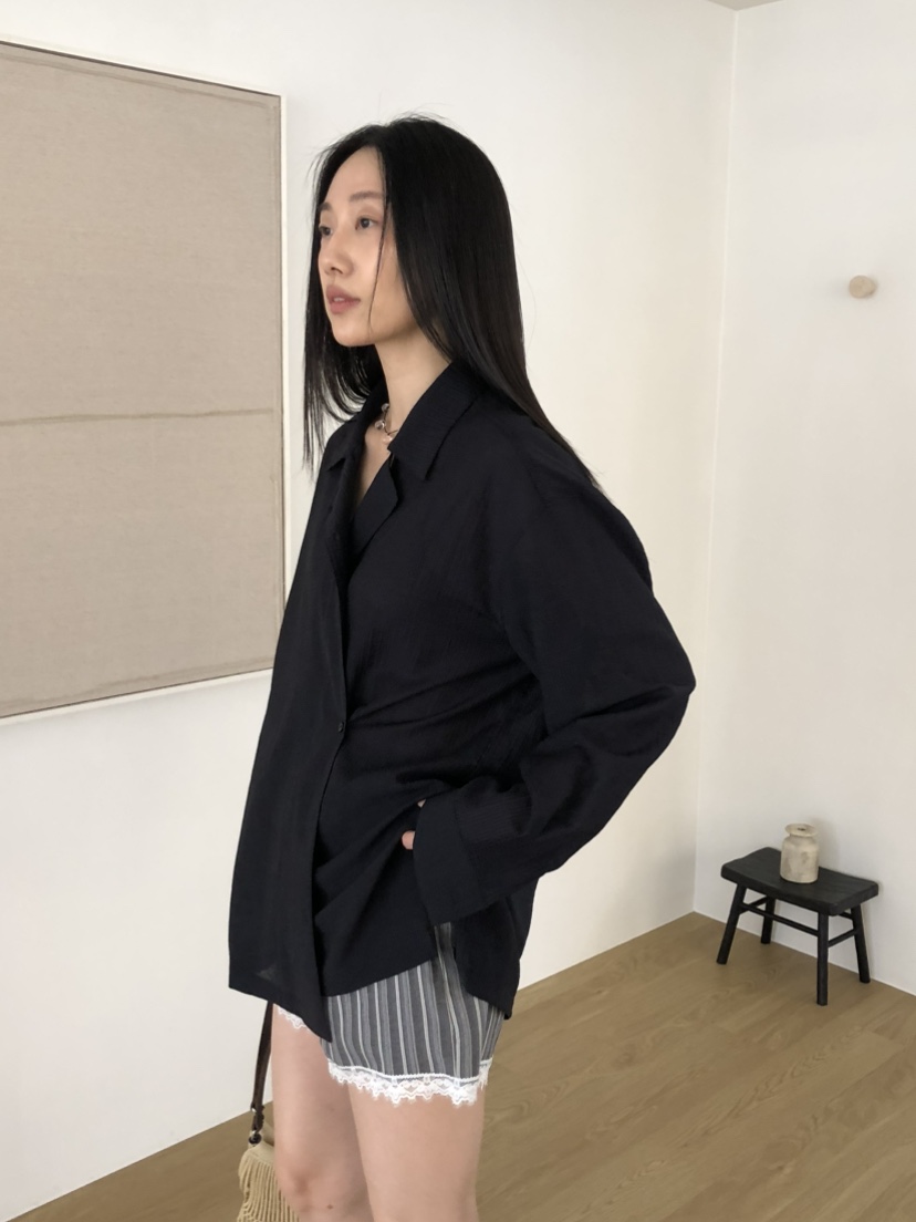 TORRE韓國代購女士新款熱賣26春夏休閑時尚推薦襯衫蕾絲衫TORRE襯衫/蕾絲衫