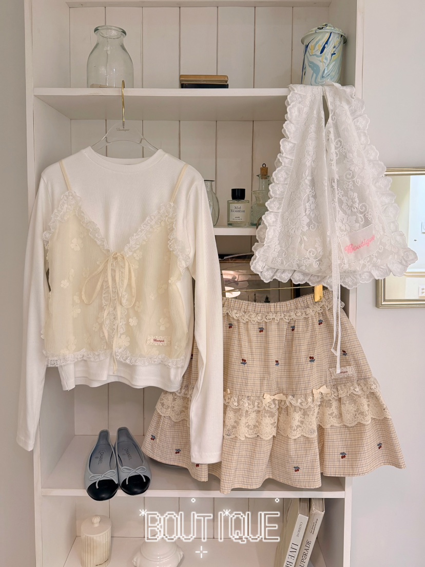 BOUTIQUE-L韓國直郵女士新品熱賣推薦26春夏時尚長袖T恤BOUTIQUE-L長袖T恤