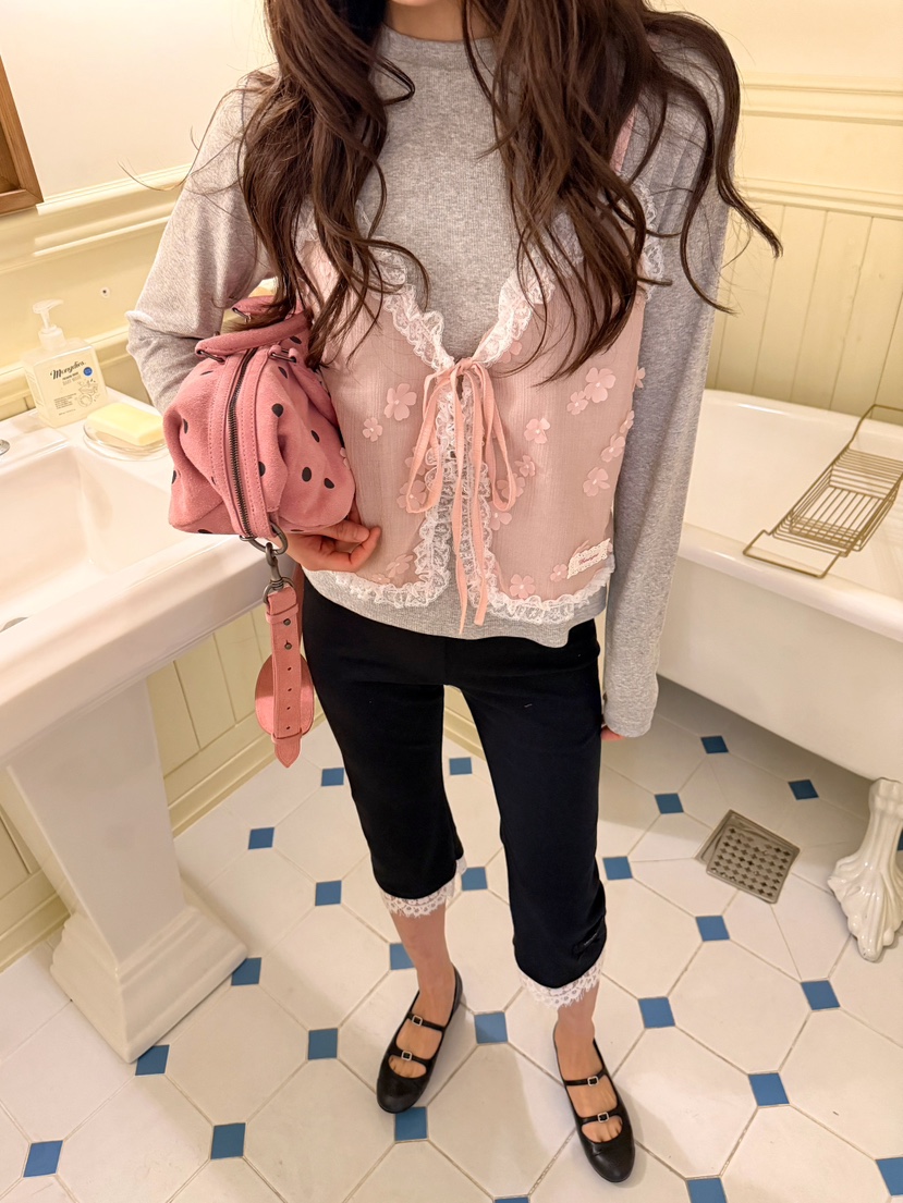 BOUTIQUE-L韓國直郵女士新品熱賣推薦26春夏時尚長袖T恤BOUTIQUE-L長袖T恤