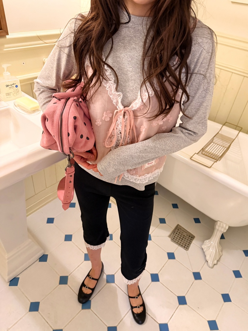 BOUTIQUE-L韓國直郵女士新品熱賣推薦26春夏時尚長袖T恤BOUTIQUE-L長袖T恤