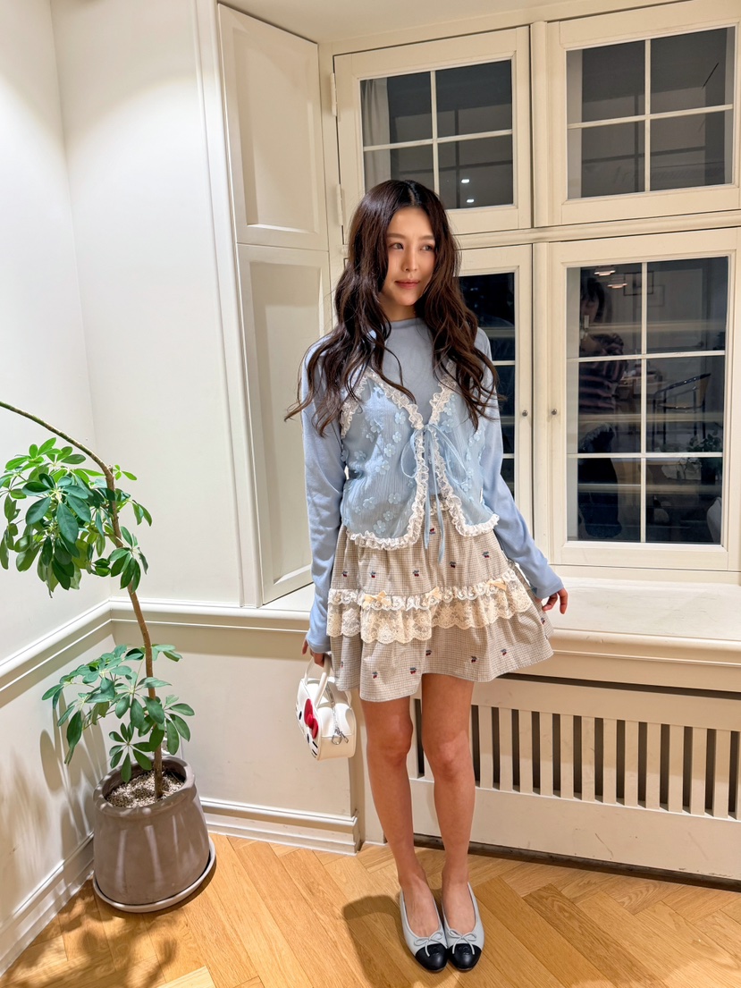 BOUTIQUE-L韓國直郵女士新品熱賣推薦26春夏時尚長袖T恤BOUTIQUE-L長袖T恤