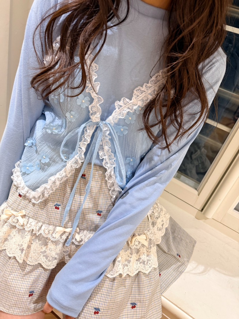 BOUTIQUE-L韓國直郵女士新品熱賣推薦26春夏時尚長袖T恤BOUTIQUE-L長袖T恤