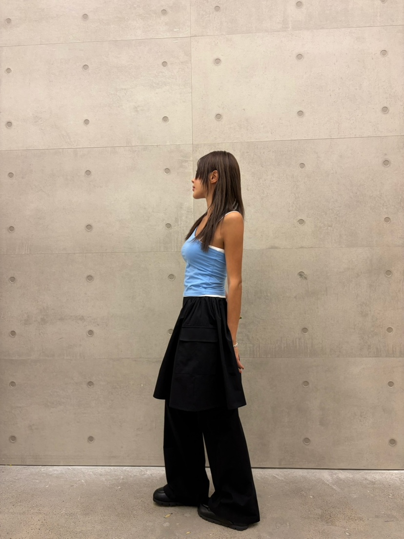 CUCUMBER韓國代購女裝新品推薦休閑時尚職業26春夏休閑褲喇叭CUCUMBER休閑褲