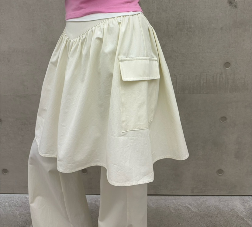 CUCUMBER韓國代購女裝新品推薦休閑時尚職業26春夏休閑褲喇叭CUCUMBER休閑褲