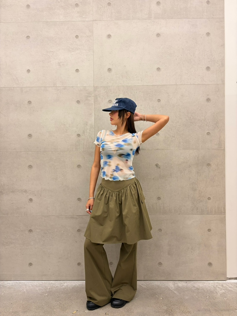 CUCUMBER韓國代購女裝新品推薦休閑時尚職業26春夏休閑褲喇叭CUCUMBER休閑褲