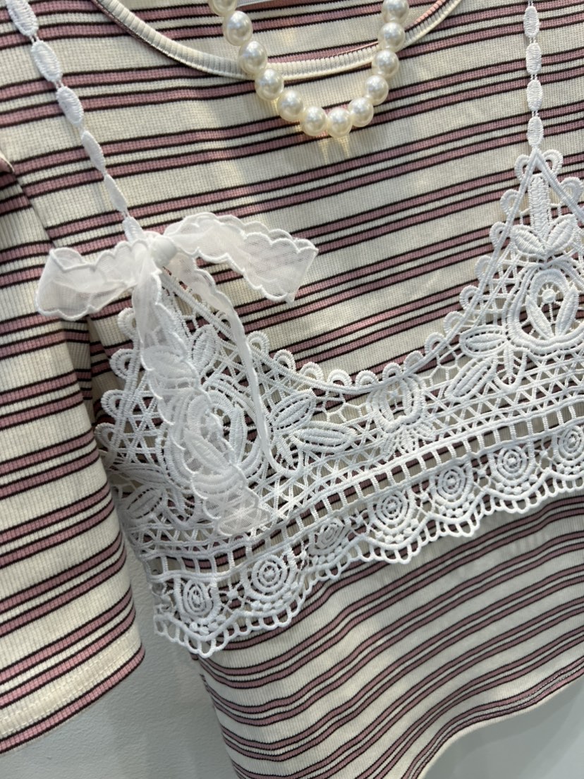 BLUE BANANA韓國東大門直郵女裝新款休閑T恤不含項鏈假兩件BLUE BANANAT恤