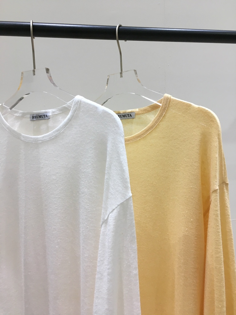 HEUMUTA韓國東大門代購女裝新款推薦休閑時尚長袖T恤亞麻HEUMUTA長袖T恤