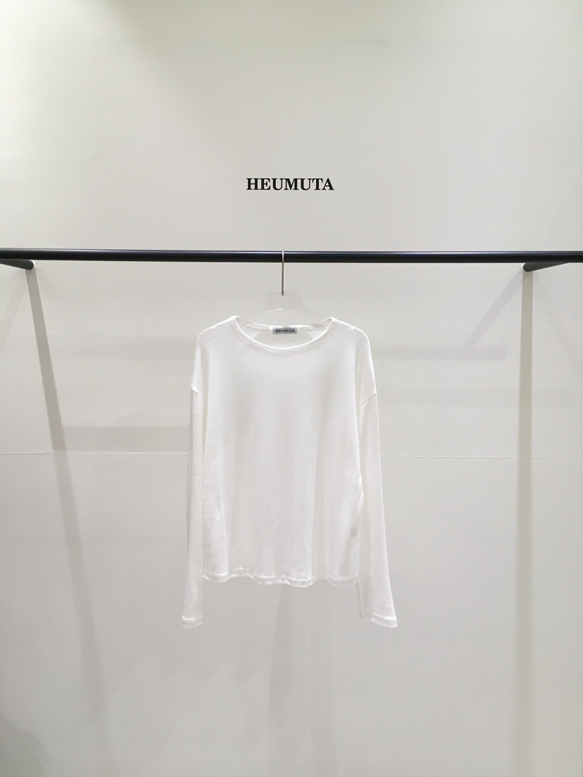HEUMUTA韓國東大門代購女裝新款推薦休閑時尚長袖T恤亞麻HEUMUTA長袖T恤圖色2