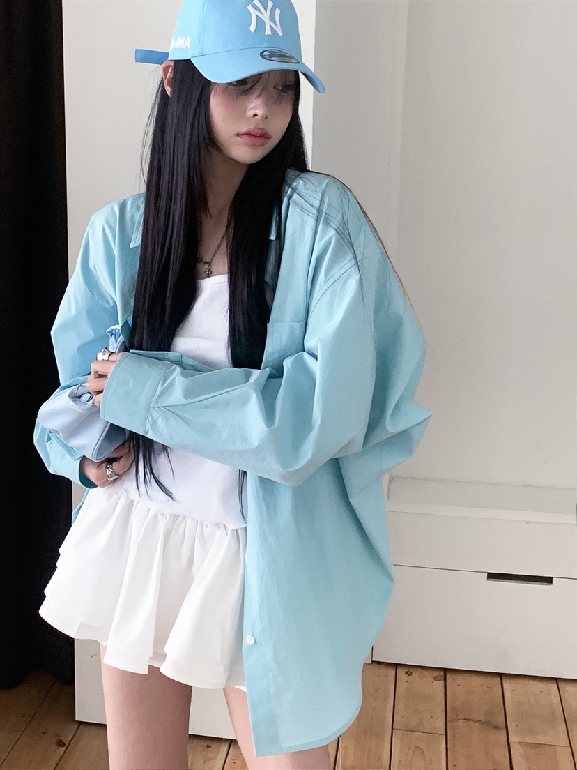 OURWAVE/OUR ROOM韓國直郵女裝新款熱賣人氣襯衫蕾絲衫Our Wave/Our Room襯衫/蕾絲衫