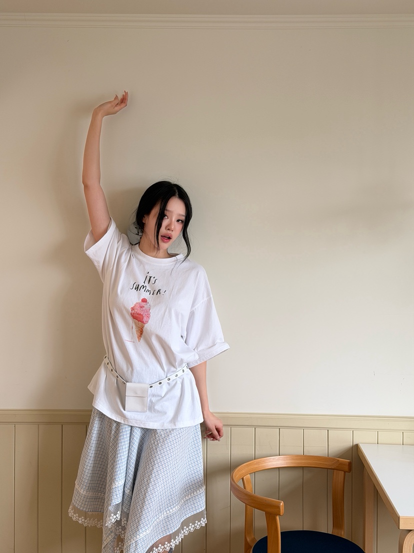 ZITTEN韓國代購女裝新品休閑時尚職業26春夏推薦熱賣人氣T恤ZITTENT恤