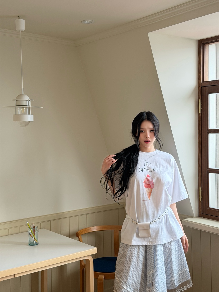 ZITTEN韓國代購女裝新品休閑時尚職業26春夏推薦熱賣人氣T恤ZITTENT恤