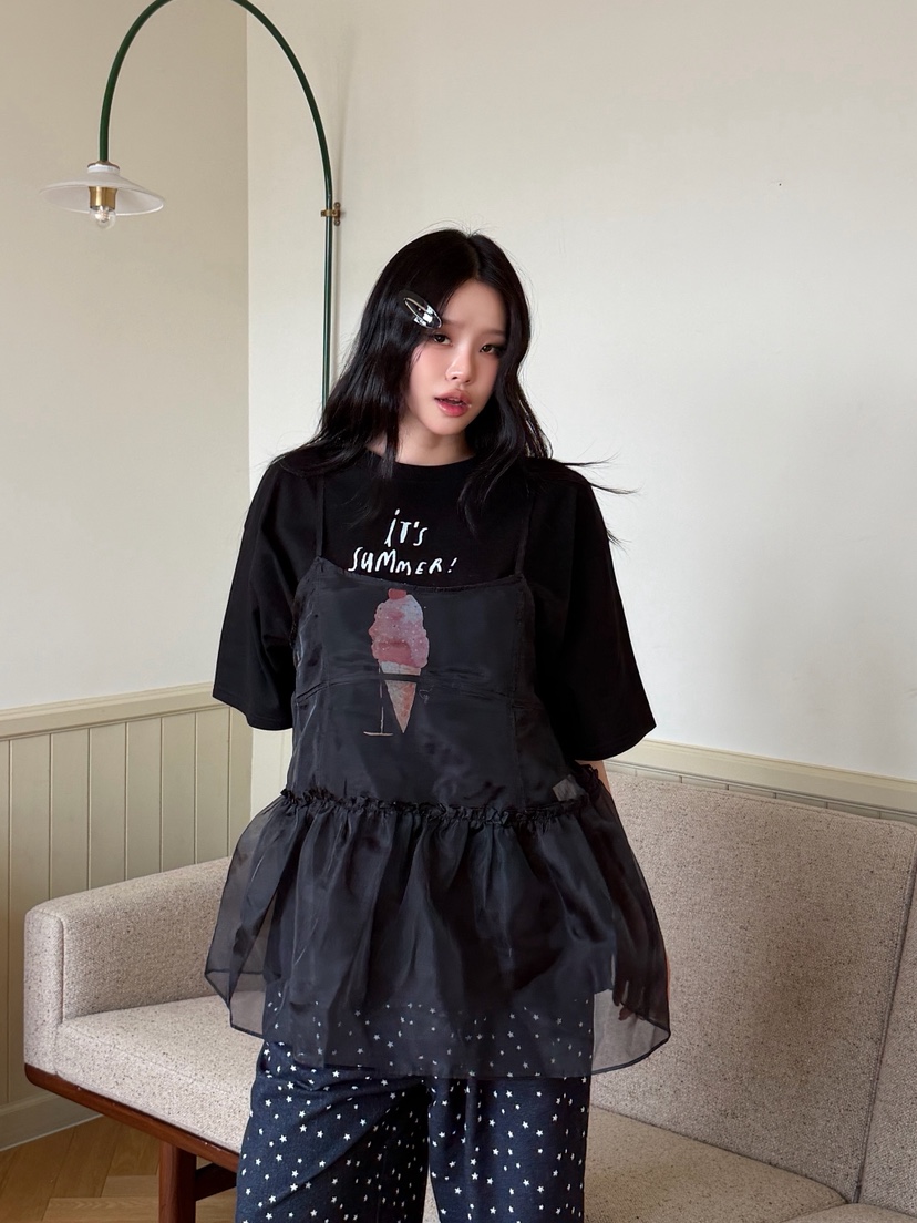 ZITTEN韓國代購女裝新品休閑時尚職業26春夏推薦熱賣人氣T恤ZITTENT恤