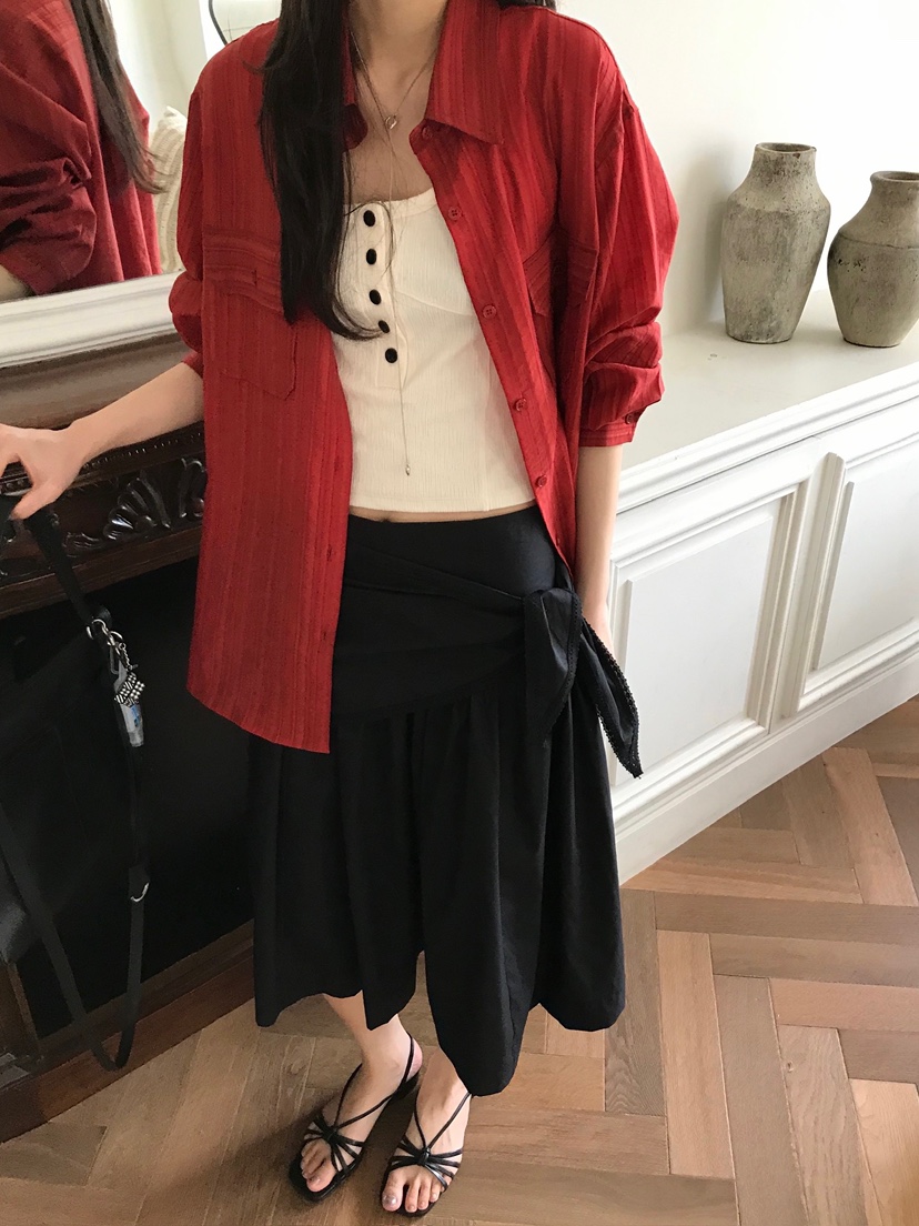 ESCHER韓國直郵實拍女裝新品人氣26春夏休閑時尚吊帶背心ESCHER吊帶/背心