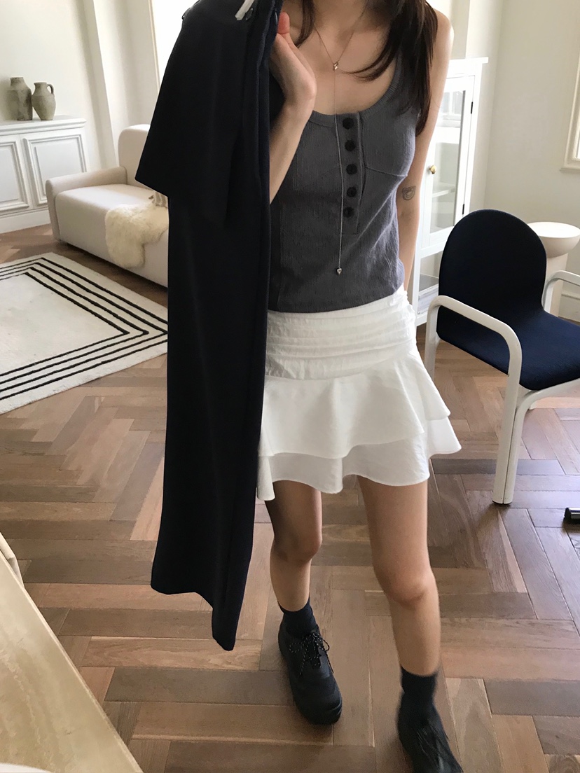 ESCHER韓國直郵實拍女裝新品人氣26春夏休閑時尚吊帶背心ESCHER吊帶/背心