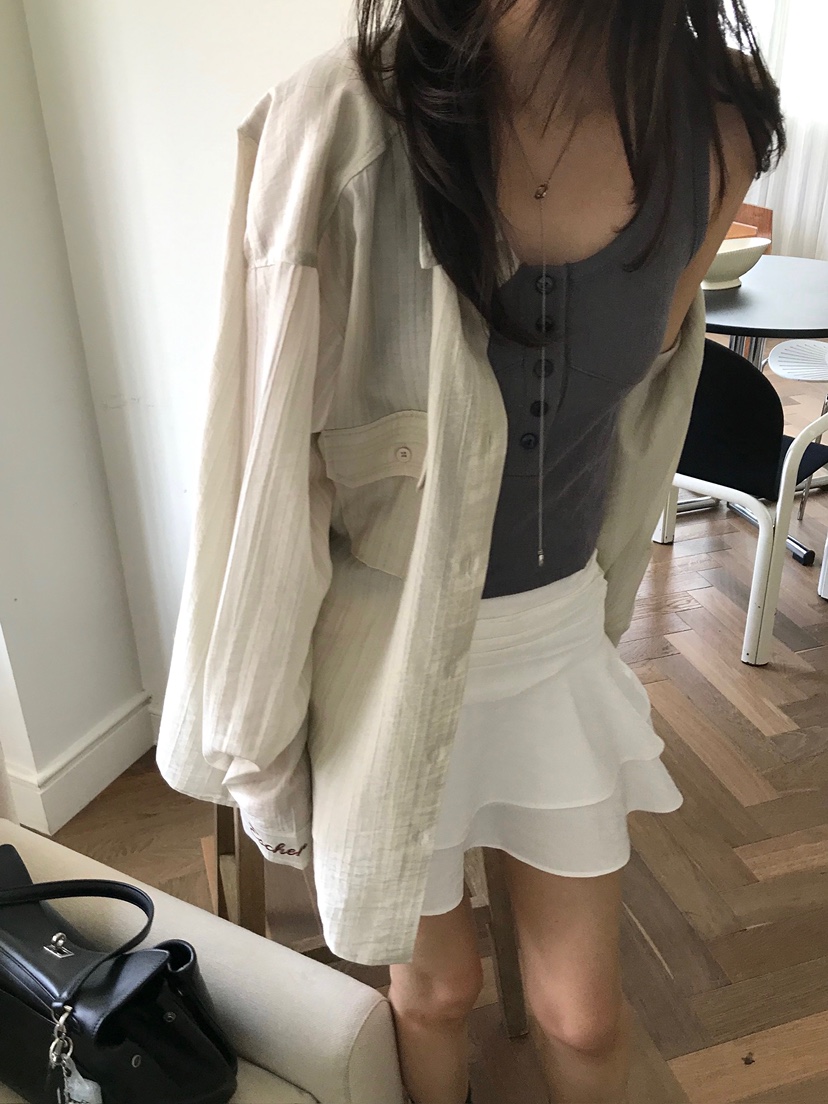 ESCHER韓國直郵實拍女裝新品人氣26春夏休閑時尚吊帶背心ESCHER吊帶/背心