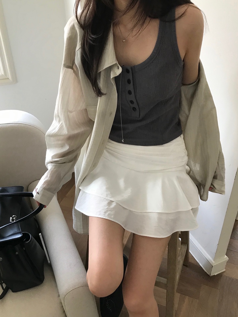 ESCHER韓國直郵實拍女裝新品人氣26春夏休閑時尚吊帶背心ESCHER吊帶/背心