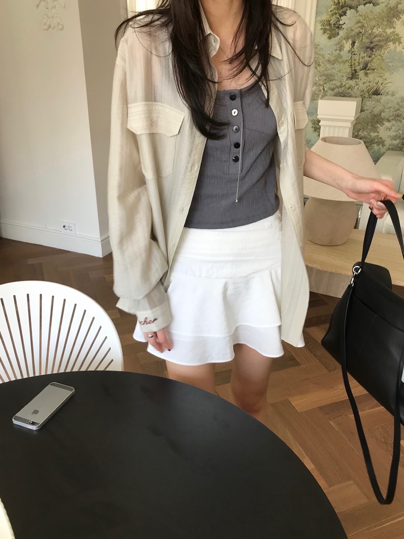 ESCHER韓國直郵實拍女裝新品人氣26春夏休閑時尚吊帶背心ESCHER吊帶/背心