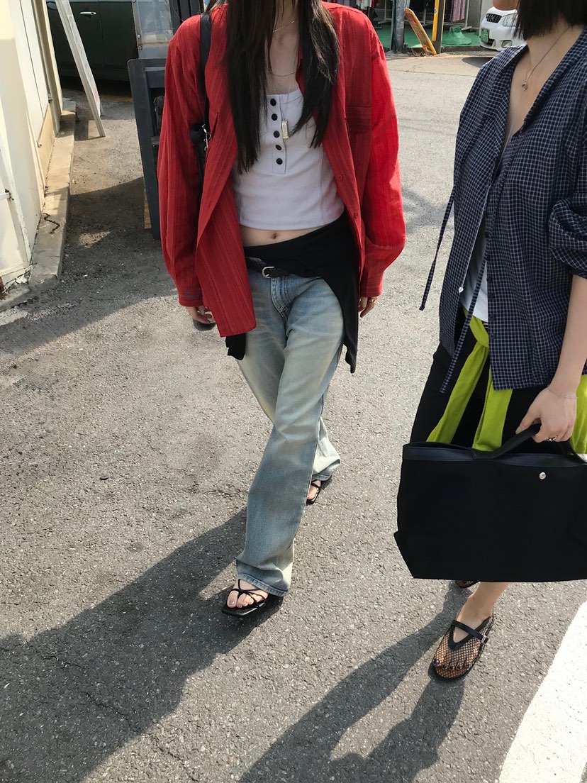 ESCHER韓國直郵實拍女裝新品人氣26春夏休閑時尚吊帶背心ESCHER吊帶/背心