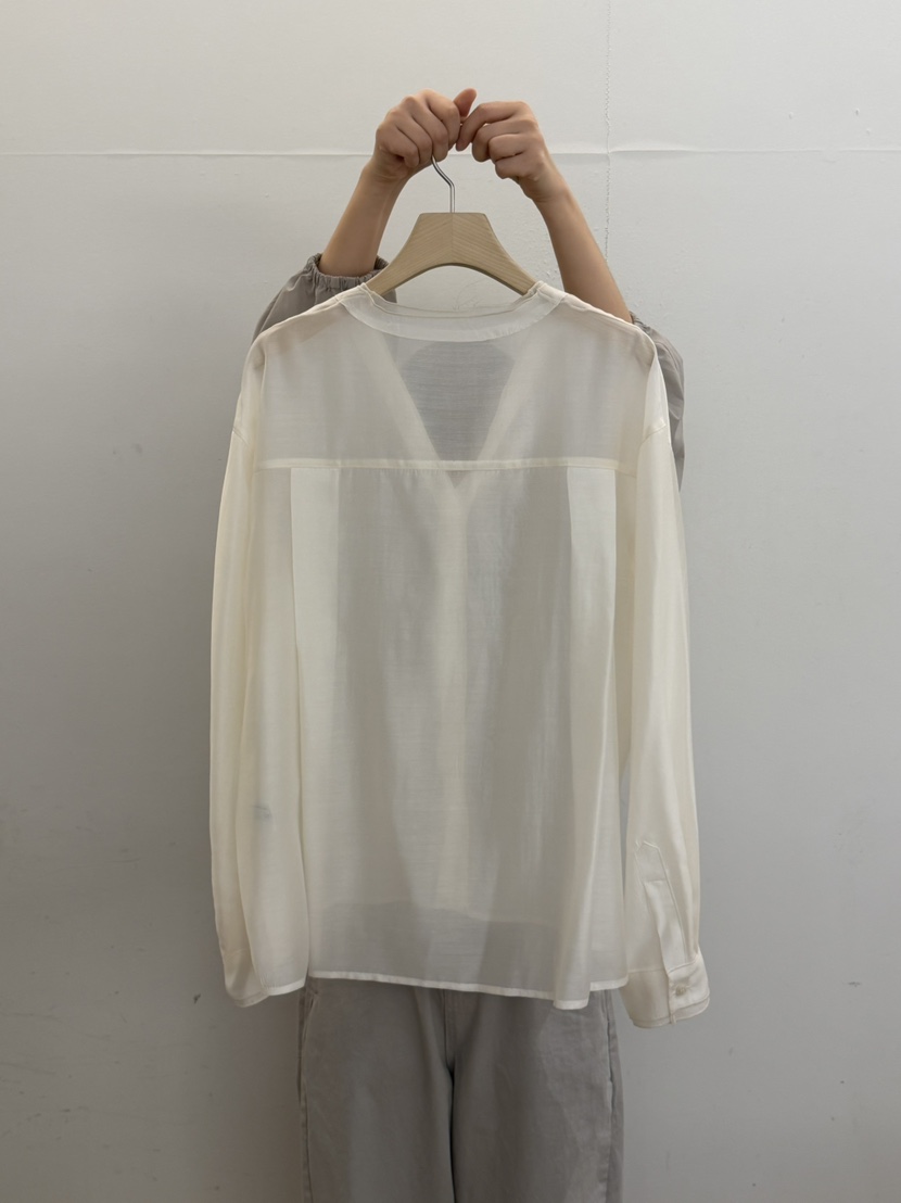 TAUPE韓國直郵女裝新款人氣熱賣26春夏推薦襯衫蕾絲衫透明TAUPE襯衫/蕾絲衫