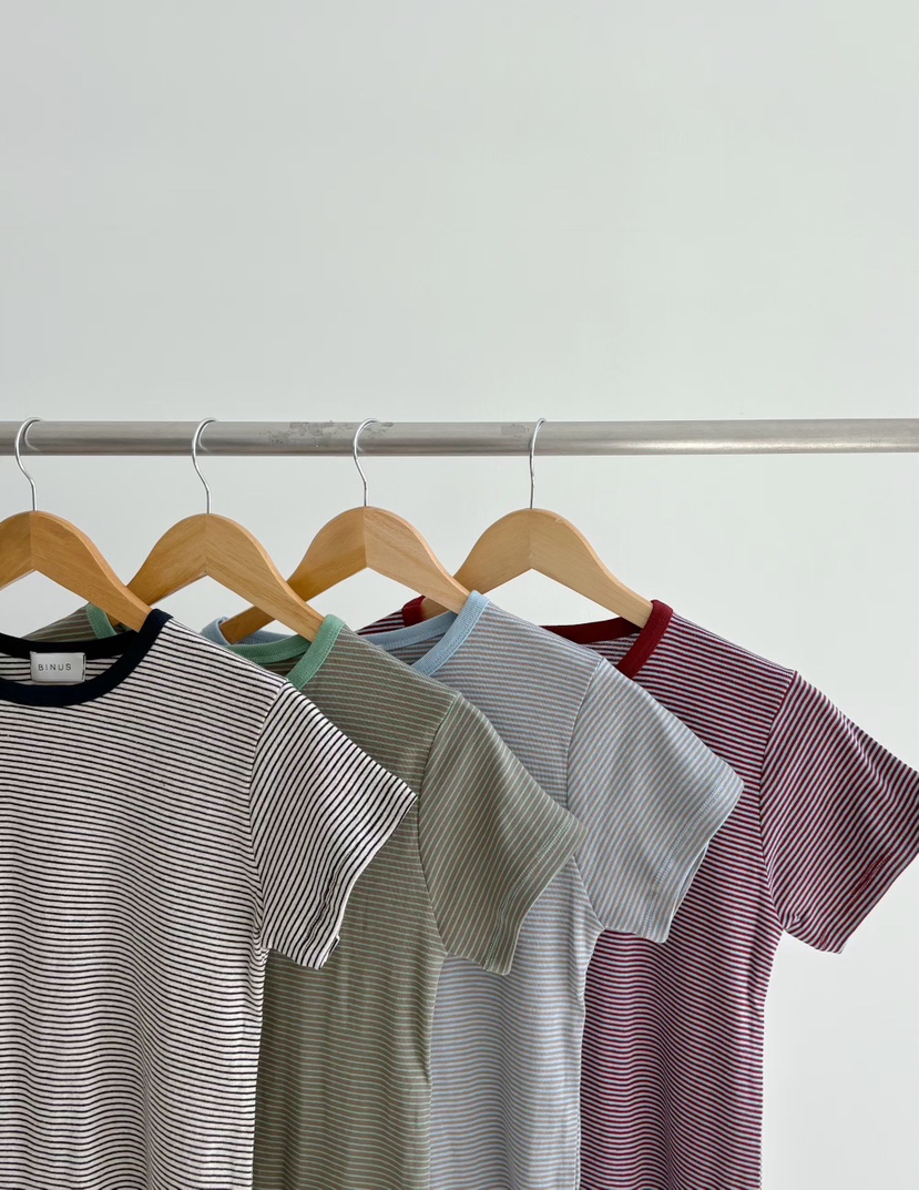 BINUS韓國東大門直郵女士新款休閑時尚職業26春夏熱賣T恤BINUST恤