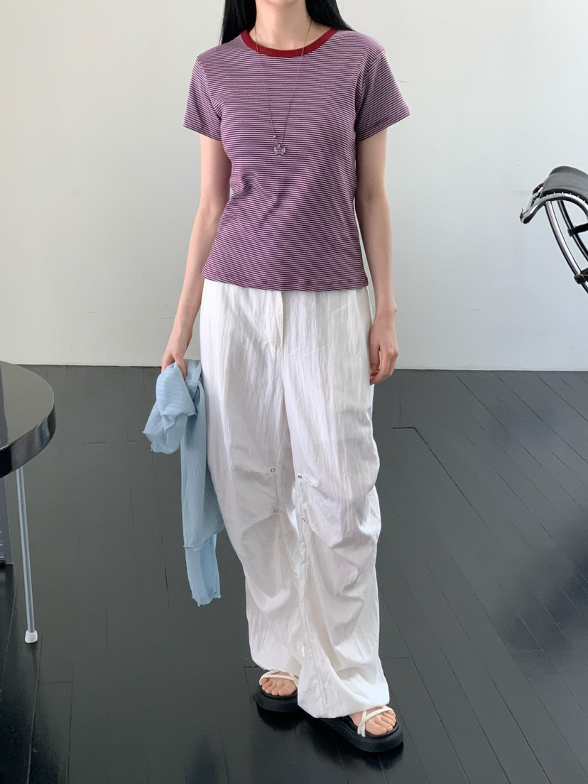 BINUS韓國東大門直郵女士新款休閑時尚職業26春夏熱賣T恤BINUST恤