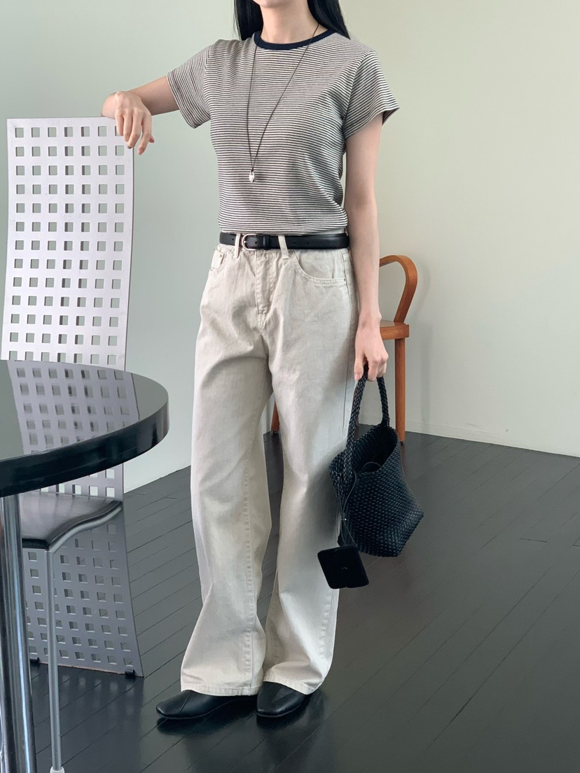 BINUS韓國東大門直郵女士新款休閑時尚職業26春夏熱賣T恤BINUST恤