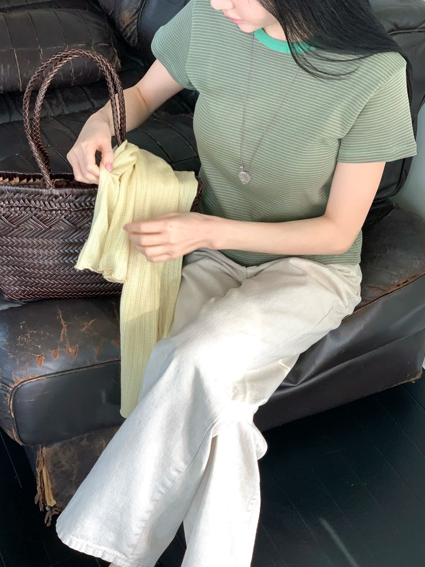 BINUS韓國東大門直郵女士新款休閑時尚職業26春夏熱賣T恤BINUST恤