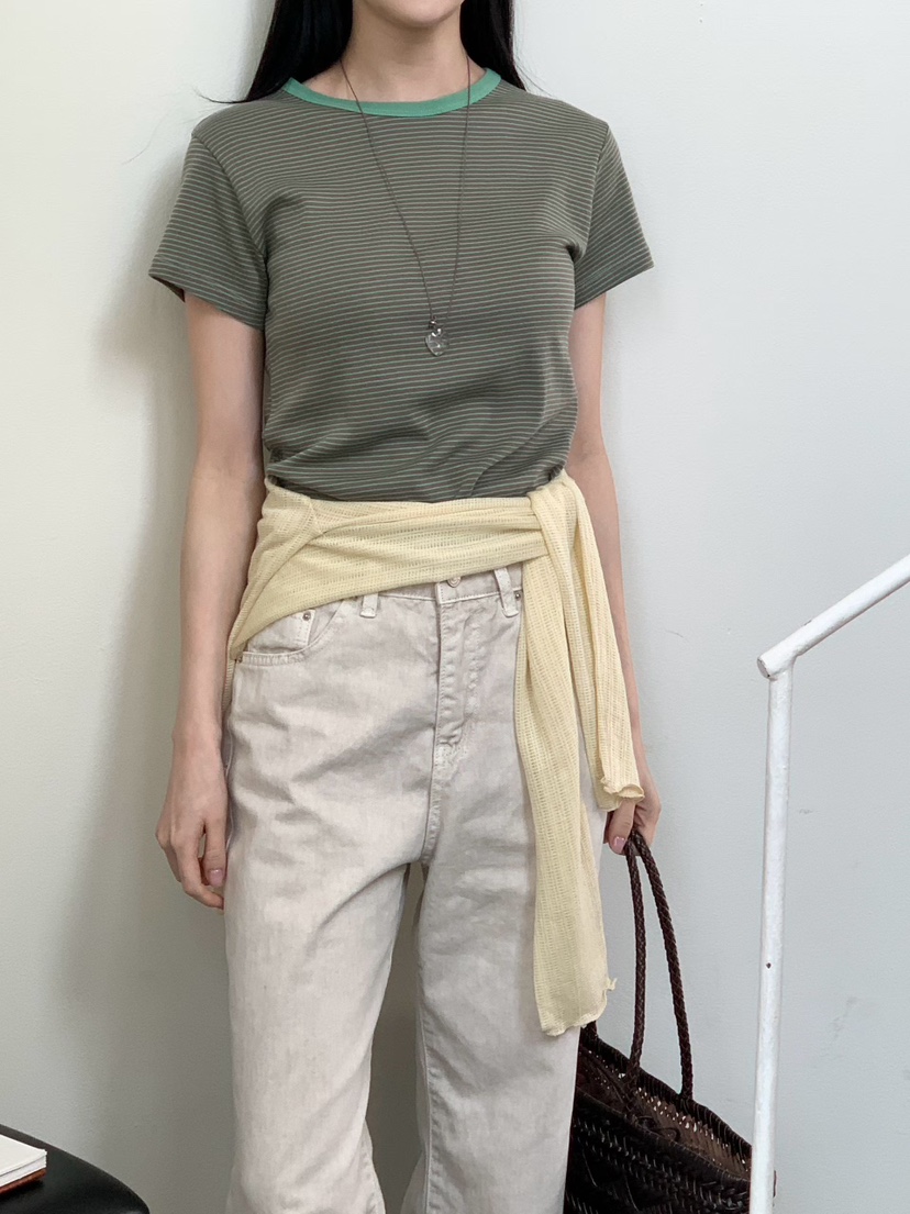 BINUS韓國東大門直郵女士新款休閑時尚職業26春夏熱賣T恤BINUST恤