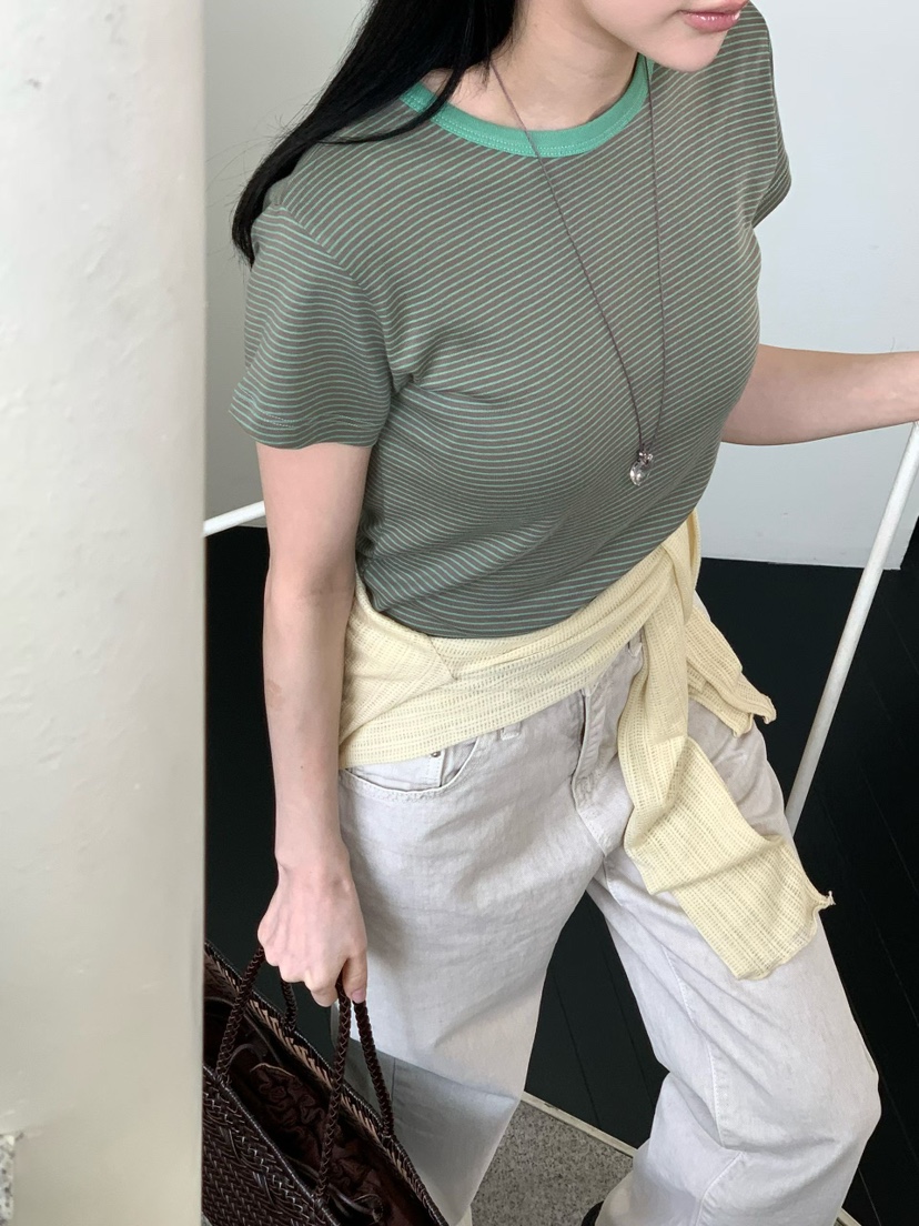 BINUS韓國東大門直郵女士新款休閑時尚職業26春夏熱賣T恤BINUST恤