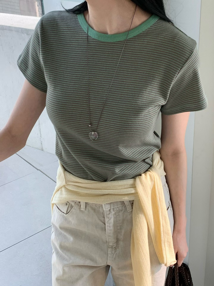 BINUS韓國東大門直郵女士新款休閑時尚職業26春夏熱賣T恤BINUST恤