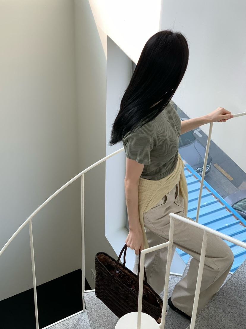 BINUS韓國東大門直郵女士新款休閑時尚職業26春夏熱賣T恤BINUST恤