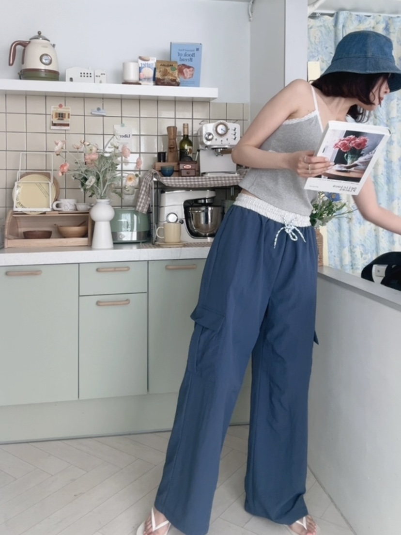 BUTTER-P韓國東大門直郵女裝新款熱賣職業人氣休閑褲工裝褲BUTTER-P休閑褲