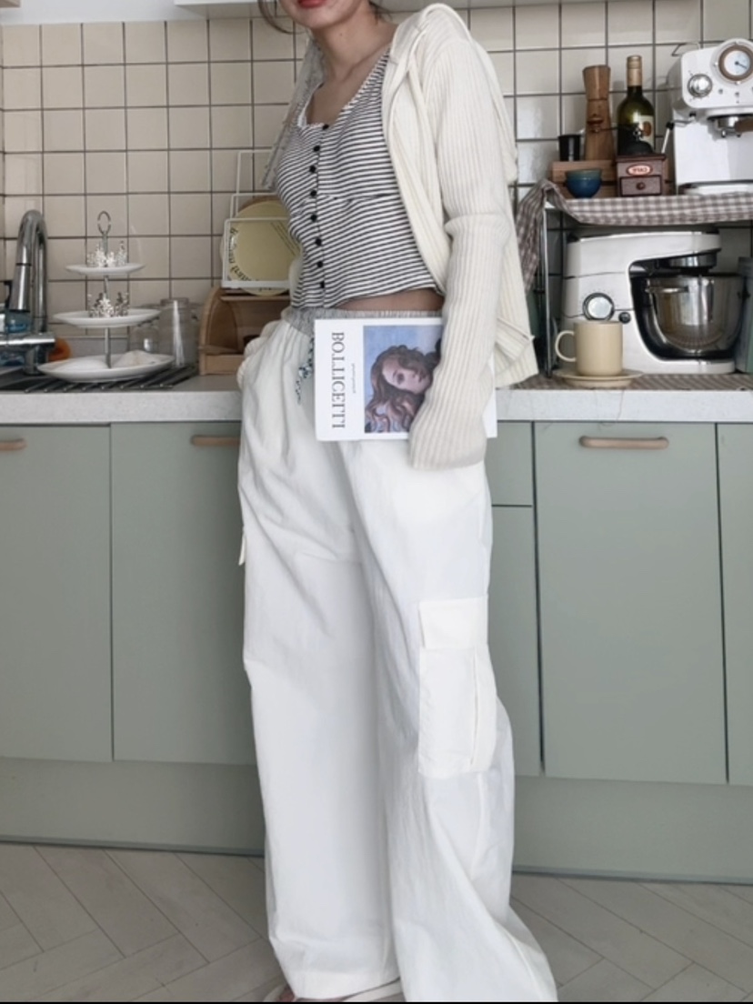 BUTTER-P韓國東大門直郵女裝新款熱賣職業人氣休閑褲工裝褲BUTTER-P休閑褲