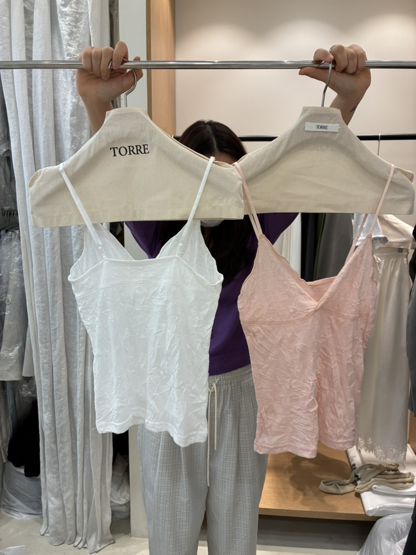 TORRE韓國直郵實拍女士新品休閑推薦熱賣26春夏人氣吊帶背心TORRE吊帶/背心