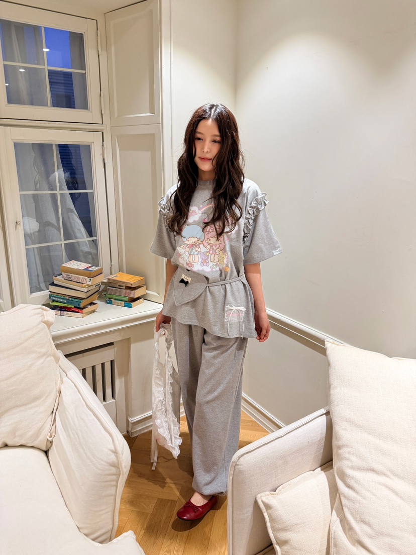 BOUTIQUE-L韓國東大門直郵女裝新款時尚26春夏人氣休閑T恤BOUTIQUE-LT恤