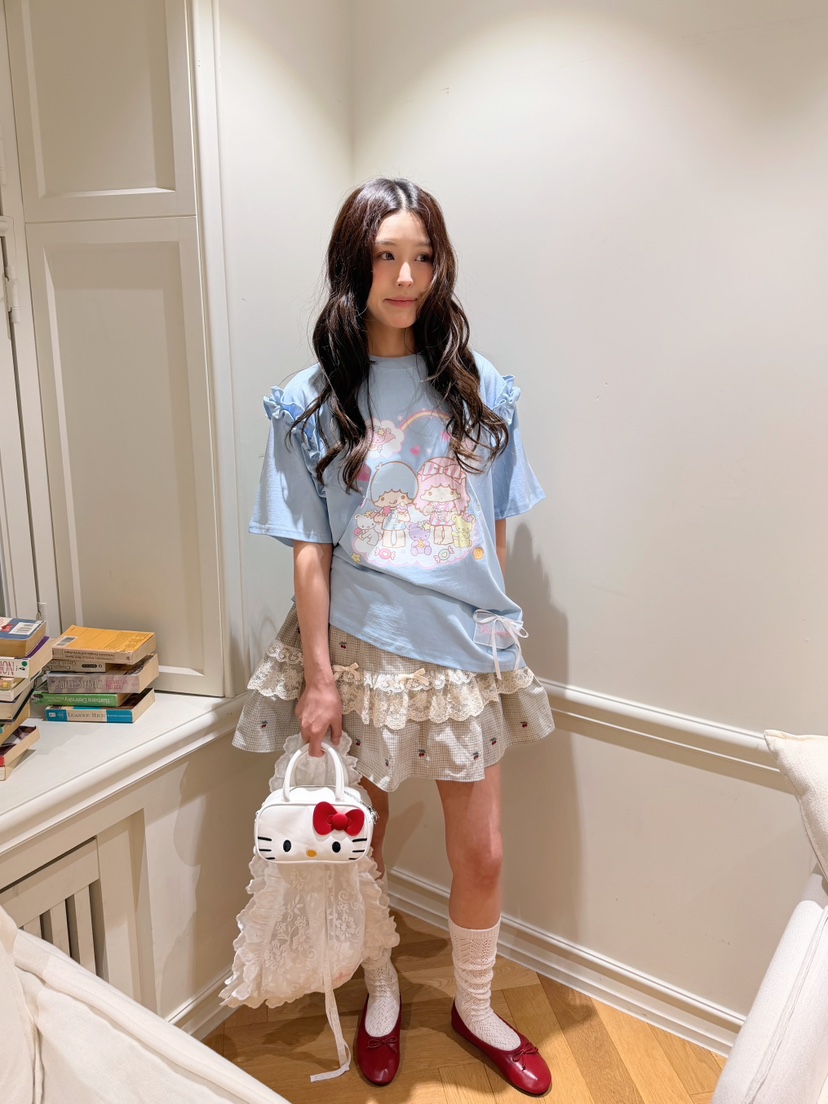 BOUTIQUE-L韓國東大門直郵女裝新款時尚26春夏人氣休閑T恤BOUTIQUE-LT恤