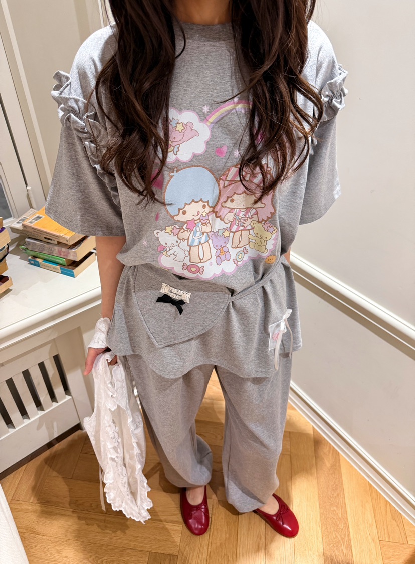 BOUTIQUE-L韓國東大門直郵女裝新款時尚26春夏人氣休閑T恤BOUTIQUE-LT恤圖色1