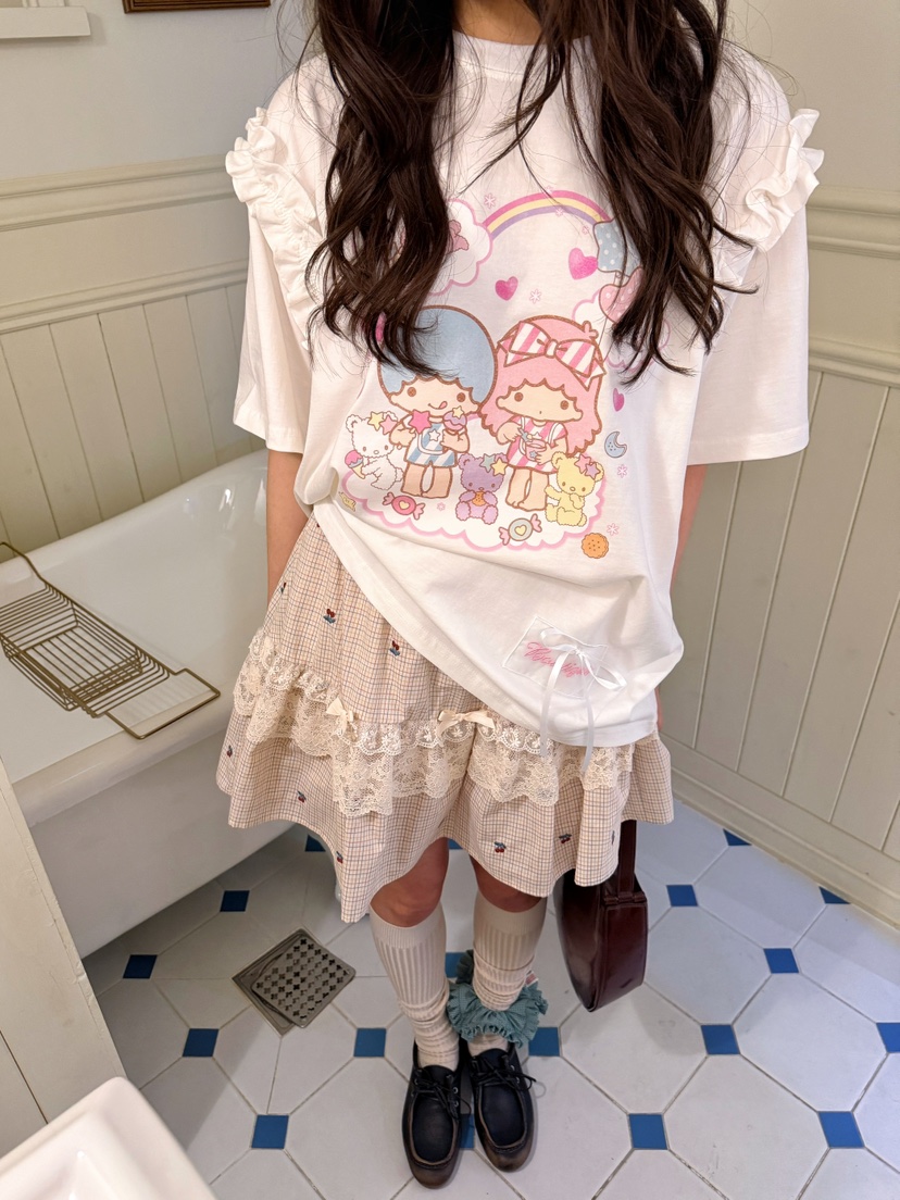 BOUTIQUE-L韓國東大門直郵女裝新款時尚26春夏人氣休閑T恤BOUTIQUE-LT恤圖色3