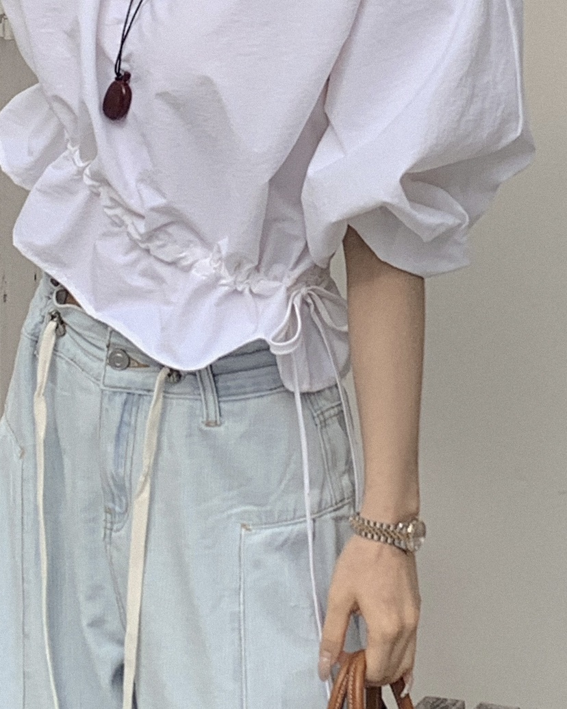 OURWAVE/OUR ROOM韓國直郵實拍女士新款職業襯衫蕾絲衫Our Wave/Our Room襯衫/蕾絲衫