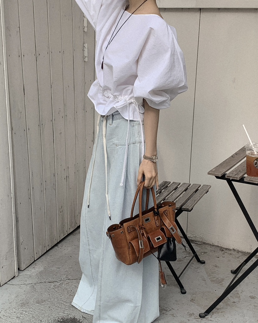 OURWAVE/OUR ROOM韓國直郵實拍女士新款職業襯衫蕾絲衫Our Wave/Our Room襯衫/蕾絲衫