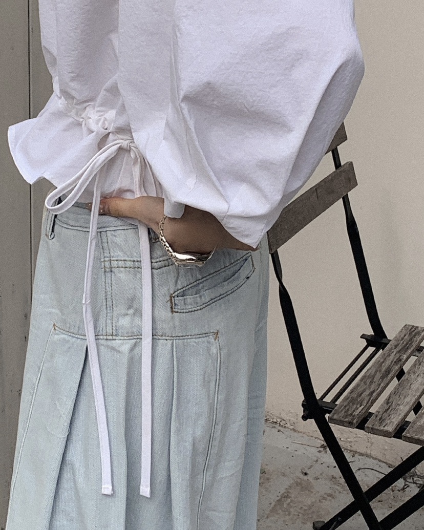 OURWAVE/OUR ROOM韓國直郵實拍女士新款職業襯衫蕾絲衫Our Wave/Our Room襯衫/蕾絲衫