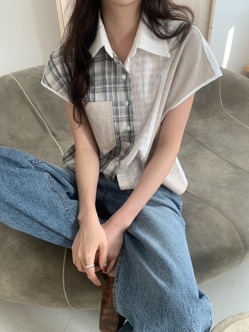 MOSMOS韓國直郵女裝新品休閑人氣時尚26春夏推薦襯衫蕾絲衫MOSMOS襯衫/蕾絲衫