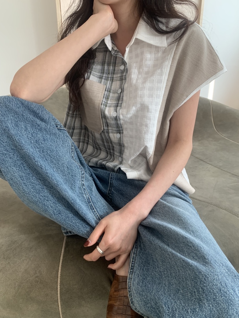 MOSMOS韓國直郵女裝新品休閑人氣時尚26春夏推薦襯衫蕾絲衫MOSMOS襯衫/蕾絲衫